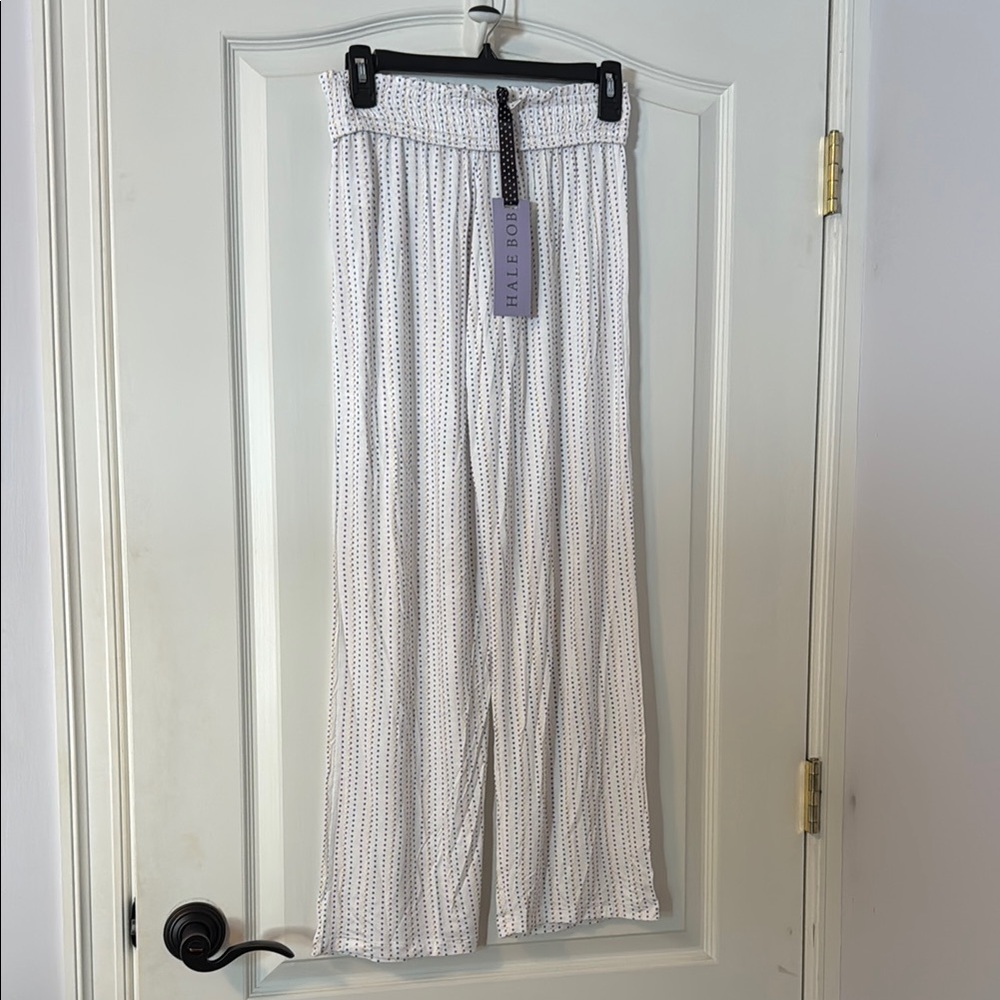 Hale Bob White and Black Patterned Lounge Pants/ PJs